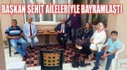 KUMARTAŞLI BELEDİYE BAŞKANIMIZ ÇOBAN İLE ŞEHİT AİLELERİNİ YALNIZ BIRAKMADI..