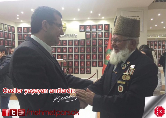 MİLLET VEKİLİMİZ MEHMET PARSAK GAZİLER GÜNÜMÜZÜ KUTLADI                  
