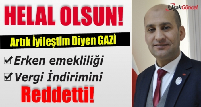 BAŞKAN KUMARTAŞLIDAN ÖRNEK DAVRANIŞ.                  