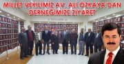  MİLLET VEKİLİMİZ AV. ALİ ÖZKAYA DERNEĞİMİZİ ZİYARET ETTİ