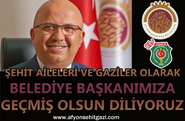 BELEDIYE BAŞKANIMIZA GEÇMİŞ OLSUN DİLİYORUZ                   