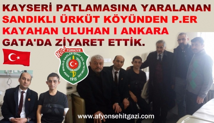 GATA DA TEDAVİ GÖREN GAZİMİZ DEN SEVİNDİRİCİ HABER                  