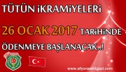 SGK, TÜTÜN İKRAMİYELERİNİ (EK ÖDEMELERİ) 26 OCAK’TA ÖDEMEYE BAŞLAYACAK