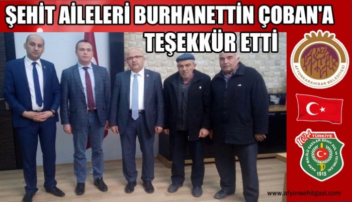 BAŞKAN ÇOBAN'A TEŞEKKÜR                  