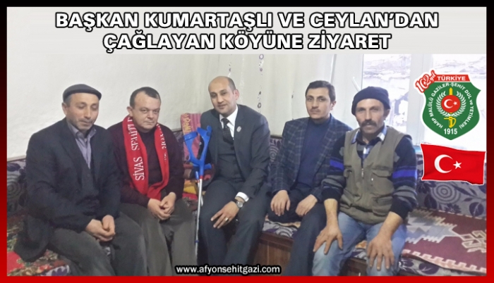 BAŞKAN KUMARTAŞLI VE CEYLAN’DAN ÇAĞLAYAN KÖYÜNE ZİYARET                  