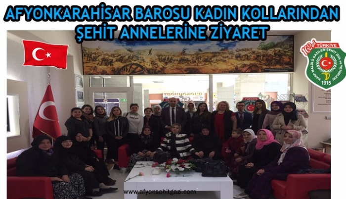 AFYONKARAHİSAR BAROSU KADINLARI UNUTMADI                  