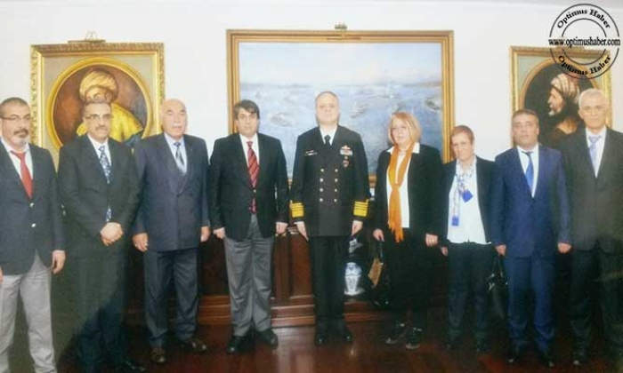 GENEL MERKEZİMİZ DENİZ KUVVETLERİ KOMUTANLIĞINI ZİYARET ETTİ.                  