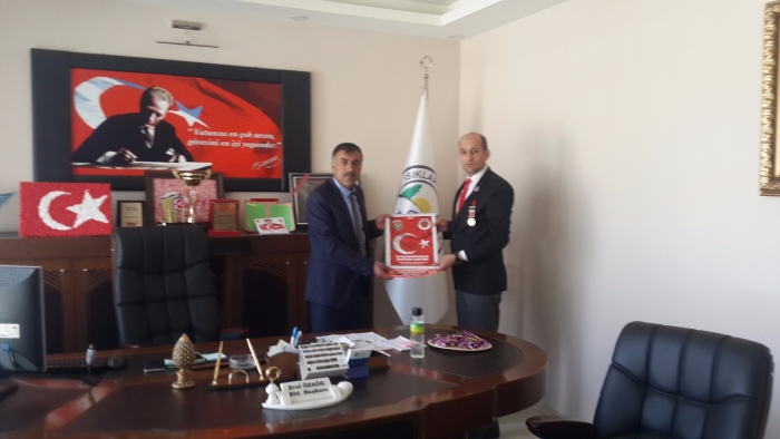 KUMARTAŞLIDAN BAŞKAN ÖZAĞIL’A ZİYARET                   
