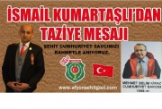 KUMARTAŞLI:ŞEHİT SAVCI MEHMET SELİM KİRAZ’A ALLAHTAN RAHMET DİLERİZ.