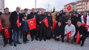 57. ALAY ÇANAKKALEŞEHİTLERİNE VEFA YÜRÜYÜŞÜ YAPILDI.