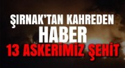 ŞIRNAK'TA ASKERİ HELİKOPTER DÜŞTÜ: 13 ASKER ŞEHİT OLDU