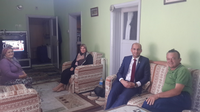 BAŞKAN KUMARTAŞLI’DAN CEYLAN’A GEÇMİŞ OLSUN ZİYARETİ                  