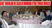 GARNİZON KOMUTANIMIZ TUĞG. ŞAHİN KILIÇASLAN ŞEHİT YAKINLARI VE GAZİLERİMİZ ONURUNA İFTAR YEMEĞİ VERDİ.