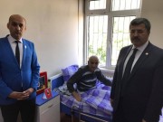 BAKAN EROĞLU,MİLLETVEKİLLERİ VE BAŞKAN KUMARTAŞLI HUZUREVİNDE ŞEHİT BABAMIZ İLE  BAYRAMLAŞTI. 