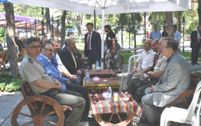 BAŞKAN KUMARTAŞLI İL PROTOKOLÜ İLE BİRARAYA GELDİ.                  
