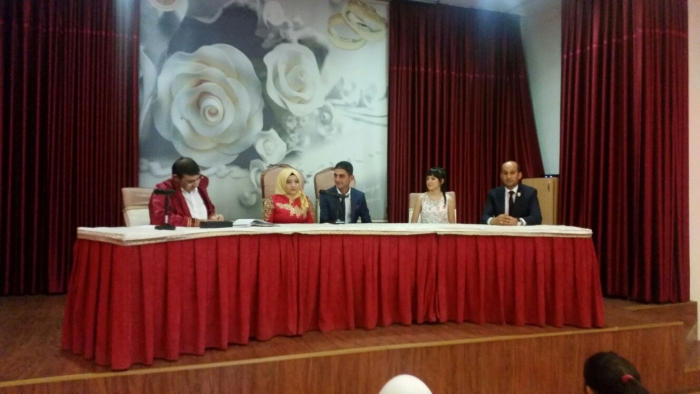 BAŞKAN KUMARTAŞLI ŞEHİT KARDEŞİMİZİN NİKAH ŞAHİDİ OLDU.                  