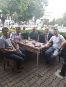 BAŞKAN KUMARTAŞLI J.ALB.MACİT ENGİN İLE GÖRÜŞTÜ.