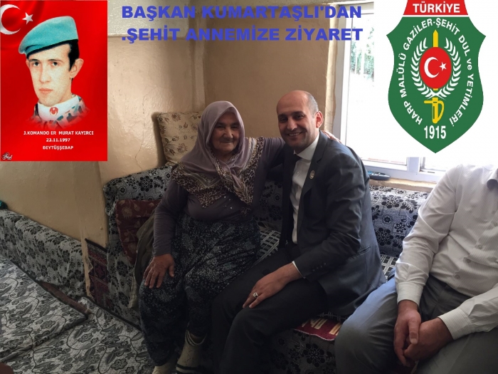 BAŞKAN KUMARTAŞLI’DAN ŞEHİT ANNEMİZE ZİYARET                  