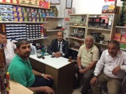 BAŞKAN KUMARTAŞLI’DAN GAZİMİZİN İŞYERİ'NE ZİYARET