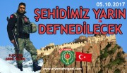 ŞEHİDİMİZ P.SÖZ.ER ABDİL KILINÇ YARIN DEFNEDİLECEK