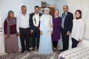 BAŞKAN KUMARTAŞLI GAZİMİZİN KIZI PINAR’IN SÖZ MERASİMİNE KATILDI
