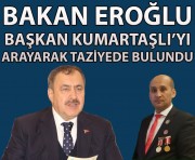ORMAN VE SU İŞLERİ BAKANI VEYSEL EROĞLUN’DAN BAŞKAN KUMARTAŞLIYA TAZİYE