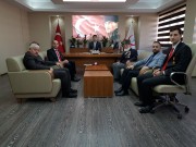 BAŞKAN KUMARTAŞLI’DAN İL SAĞLIK MÜDÜRÜ SERHAT KORKMAZ’A HAYIRLI OLSUN ZİYARETİ