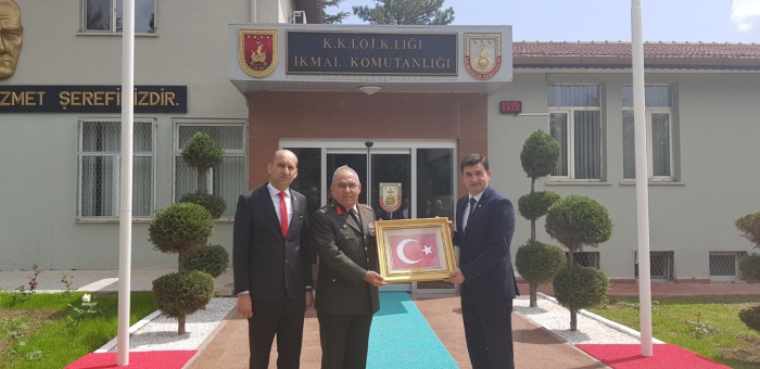 GENEL BAŞKAN IŞIK'TAN GARNİZON KOMUTANI TUĞG.ÖZDEMİR ŞAN’A ZİYARET                  
