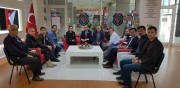BASIN YAYIN VE ENFORMASYON İL MÜDÜRÜ MÜNİRE BURCU KUMARTAŞLIYI ZİYARET ETTİ