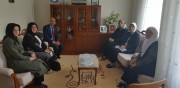 AFYONKARAHİSAR AK PARTİ KADIN KOLLARINDAN ŞEHİT ANNESİ FATMA SAYIN'A ZİYARET