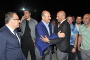 BAŞKAN KUMARTAŞLI BAKAN SÜLEYMAN SOYLUYU KARŞILADI