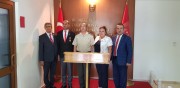 BAŞKAN KUMARTAŞLI VE BAŞKAN ŞENOL ASKER ALMA BÖLGE BAŞKANLIĞI'NI ZİYARET ETTİ