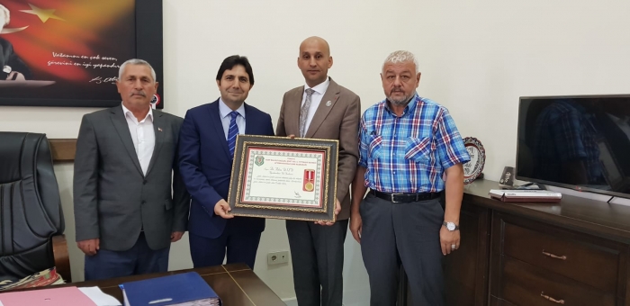 KUMARTAŞLI VE YÖNETİMİNDEN VALİ YARDIMCISI ADEM USLU’YA VEDA ZİYARETİ                  
