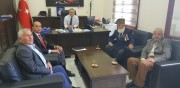 ŞEHİT AİLELERİ VE GAZİLERDEN VALİ YARDIMCISI DR.BOZTEPE'YE HAYIRLI OLSUN ZİYARETİ.