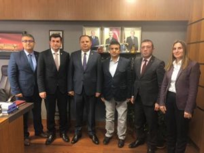 GENEL BAŞKANIMIZ MUSTAFA IŞIK KIRIKKALE MİLLETVEKİLİ AV. HALİL ÖZTÜRK’Ü ZİYARET ETTİ.                  