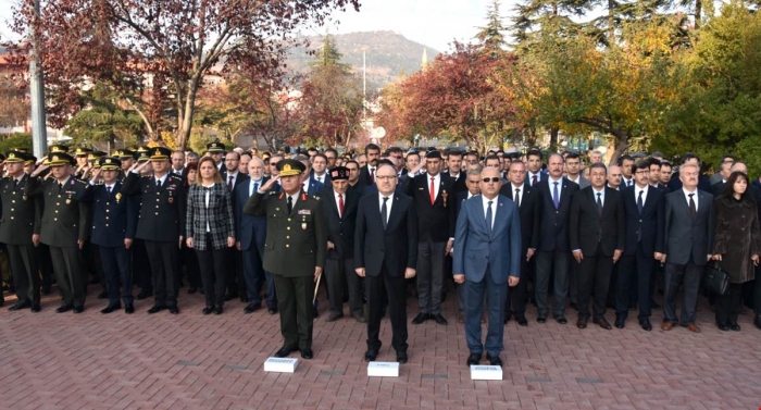 BÜYÜK ÖNDER MUSTAFA KEMAL ATATÜRK SAYGI İLE ANILDI.                  