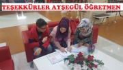 TEŞEKKÜRLER KOCA YÜREKLİ AYŞEGÜL ÖĞRETMEN