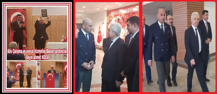 BAKAN YARDIMCISI AHMET KOCA  İSTANBULDA GENEL MERKEZİMİZİN DÜZENLEDİĞİ ÇALIŞTAYA KATILDI.                  