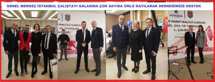 DERNEĞİMİZ İSTANBUL ÇALIŞTAYI GALA GECESİNE ÇOK SAYIDA ÜNLÜ SANATÇI KATILDI                  