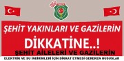 ELEKTRİK VE SU İNDİRİMLERİ İÇİN ÖNEMLİ UYARI