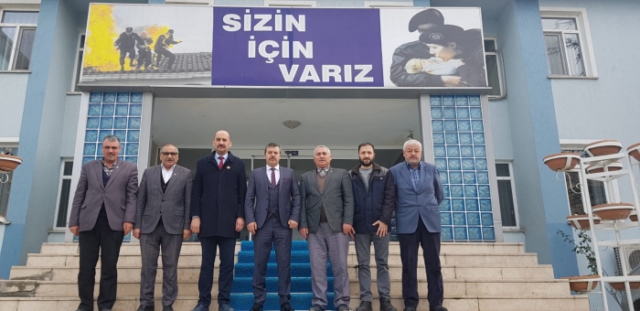 BAŞKAN KUMARTAŞLI’DAN İL  EMNİYET MÜDÜRÜ  GÜRSEL YILDIZ'A ZİYARET                  