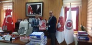 BAŞKAN KUMARTAŞLI ADLİ YARGI ADALET KOMİSYONU BAŞKANI VE 2. ACM BAŞKANI  HAKİM FATİH SERDAR KÖKEN’İ  ZİYARET ETTİ