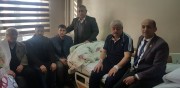 BAŞKAN KUMARTAŞLI’DAN ŞEHİT BABAMIZ MUSTAFA ÇINAR’A HASTANEDE ZİYARET
