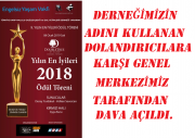 DERNEĞİMİZİN ADINI KULLANARAK BAĞIŞ TOPLAMIŞLAR.....