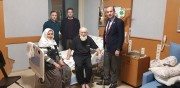 BAŞKAN KUMARTAŞLI VE GAZİLERDEN GAZİ TAHSİN DEDEMİZE ZİYARET.....