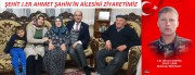BAŞKAN KUMARTAŞLI’DAN ŞEHİT J.ER AHMET KARTAL’IN AİLESİ’NE ZİYARET