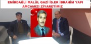 BAŞKAN KUMARTAŞLI’DAN GAZİ AMCAMIZA VE AİLESİNE ZİYARET