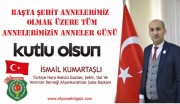 KUMARTAŞLI´DAN ANNELER GÜNÜ MESAJI