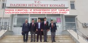BAŞKAN KUMARTAŞLI,CEYLAN VE ŞEHİT YAKINLARI,GAZİLER'DEN DAZKIRI KAYMAKAMI GÖKHAN İÇEN’E ZİYARET