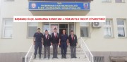BAŞKAN KUMARTAŞLI VE CEYLAN’DAN BAŞMAKÇI  İLÇE JANDARMA KOMUTANLIĞI’NA ZİYARET.